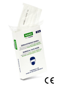 10x NANO MED.CLEAN zdravotnická rouška - maska - B03/bílá f00024