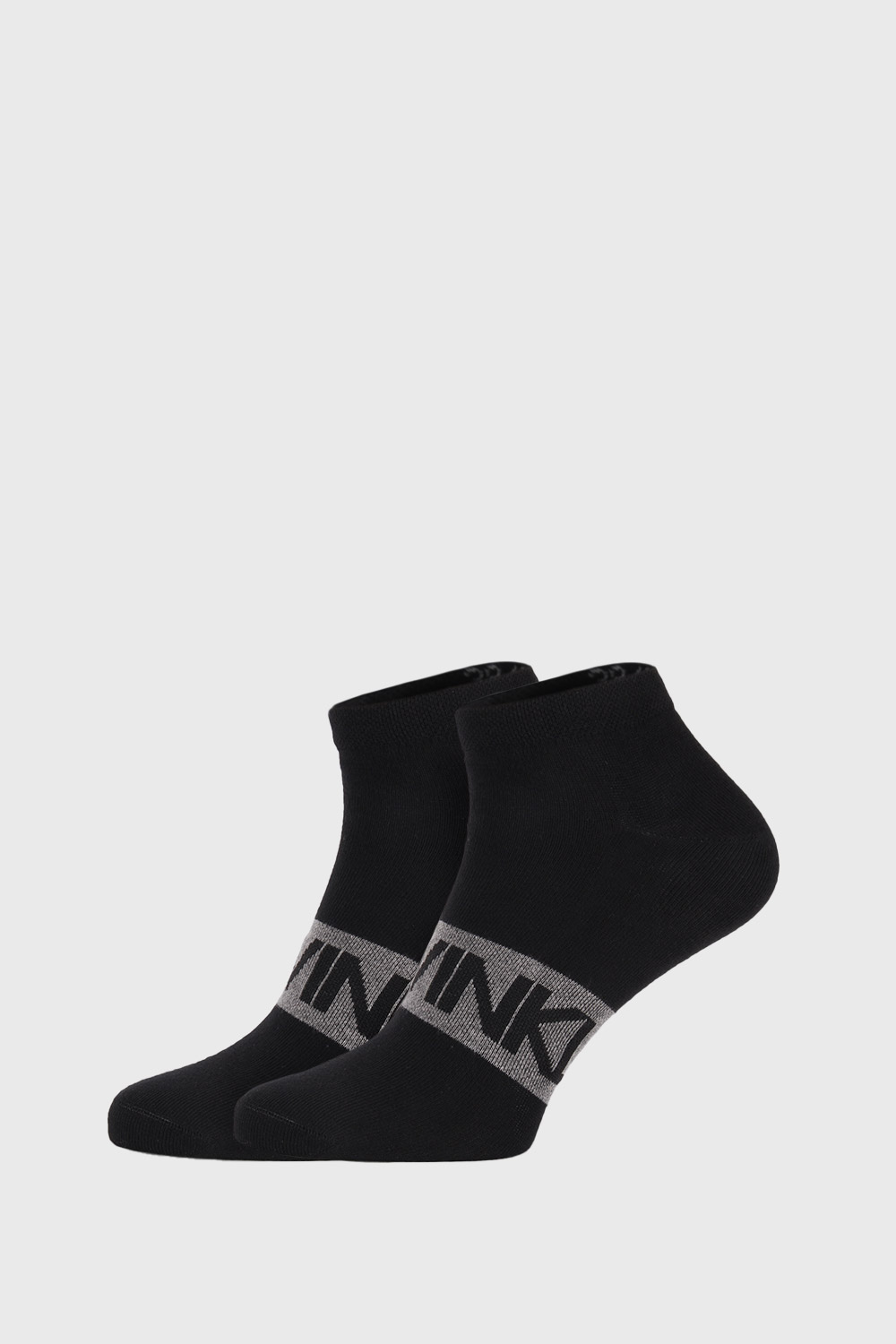 2 PACK černých ponožek Calvin Klein Dirk