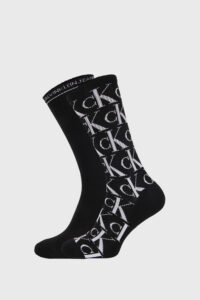 2 PACK černých ponožek Calvin Klein John