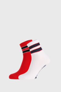 2 PACK červenobílých ponožek Champion Legacy
