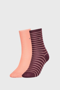 2 PACK dámských ponožek Tommy Hilfiger Stripes