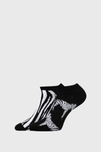 2 PACK dámských ponožek Zebra