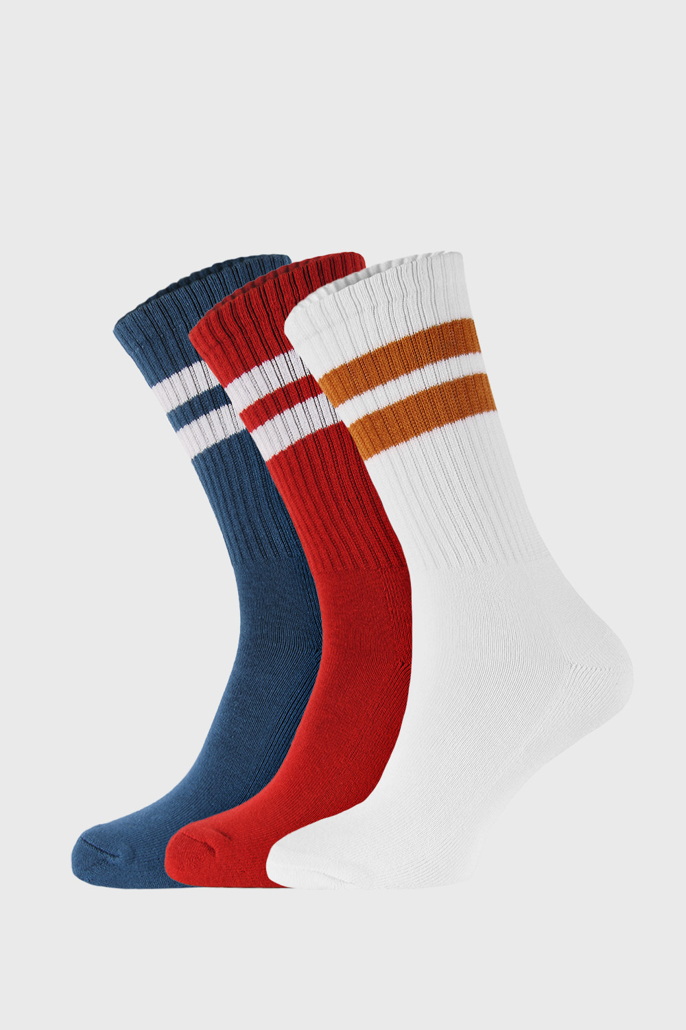 3 PACK barevných ponožek Active