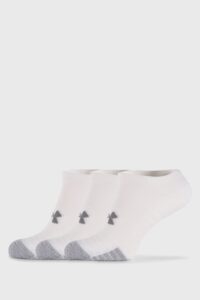 3 PACK bílých ponožek Under Armour