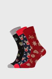 3 PACK vánočních ponožek Debox