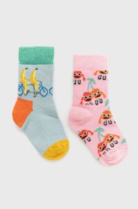 Happy Socks - Dětské ponožky Fruit Mates (2-pak)