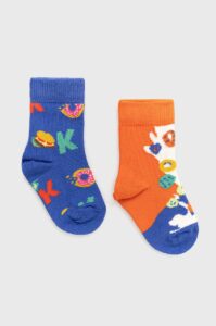 Happy Socks - Dětské ponožky Okay Cereals (2-pak)