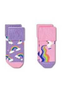 Happy Socks - Dětské ponožky Rainbow & Unicor (2-Pack)