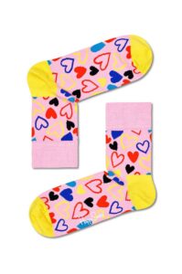 Happy Socks - Ponožky I Heart U Half Crew