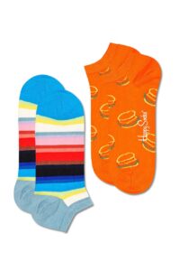 Happy Socks - Ponožky Lunch Time Stripe (2-pak)