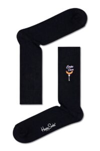 Happy Socks - Ponožky Ribbed Embroidery Carpe Die