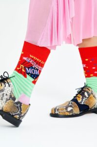 Happy Socks - Ponožky World´s Strongest Mom