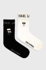 Karl Lagerfeld - Kašmírové ponožky (2-pack)