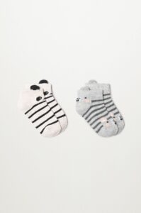 Mango Kids - Dětské ponožky MOUSEB (2-PACK)