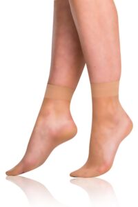 Silonové ponožky Bellinda Fly 15 DEN amber