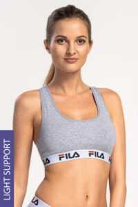 Sportovní podprsenka FILA Underwear Grey